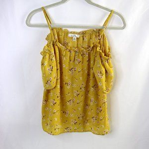 Love Tree Off Shoulder Blossom print Tank M